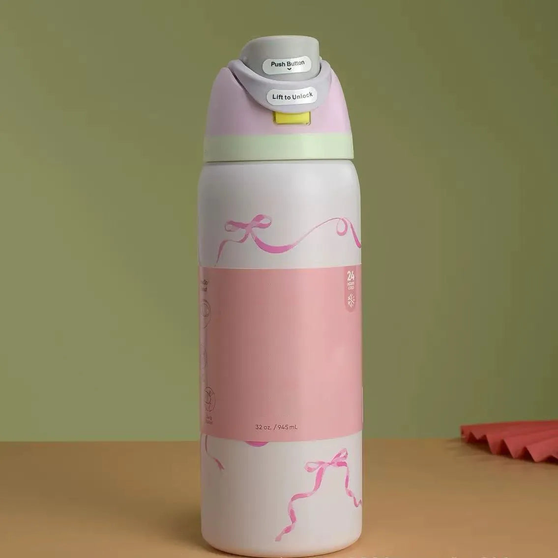 مج أولا حراري مع شفاط – 
تصميم يخطف الأنظار لون وردي فاتح بفيونكات