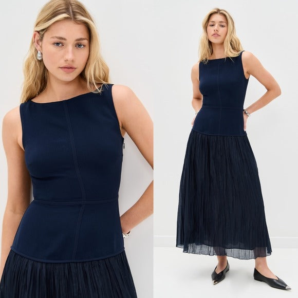 فستان كات أزرق بتصميم أنيق وعصري